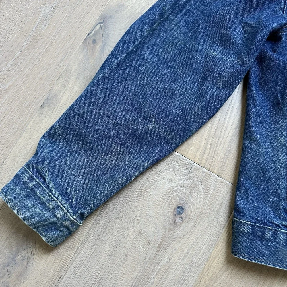 Vintage LEVIS 80s Denim‎ Trucker Jacket Type III 70506-0216 Sz 38R Made In USA